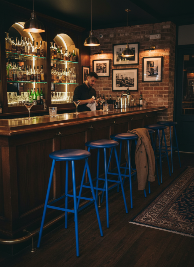 Стул Kuper Bar синий_4