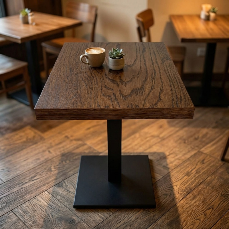 Столешница шпон дуба на основе ВЛАГОСТОЙКОГО МДФ (Прямоугольная)