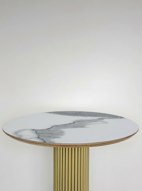 Столешница HPL на основе фанеры влагостойкая - толщина 19 мм (круглая)