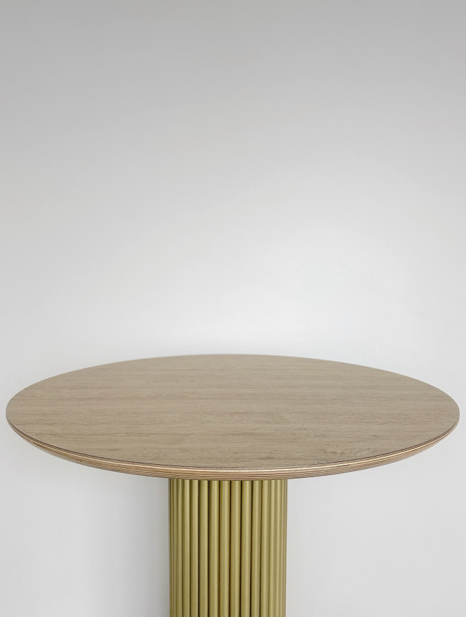 Столешница HPL на основе фанеры влагостойкая - толщина 19 мм (круглая) Дуб Каньон Касл_30