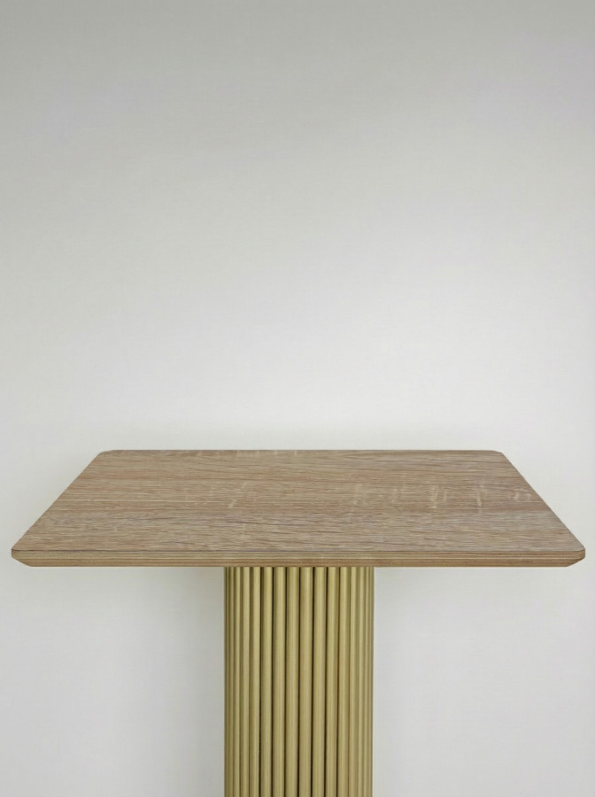 Столешница HPL на основе фанеры влагостойкая - толщина 19 мм (прямоугольная) Дуб Рустик_22